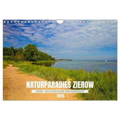 Naturparadies Zierow - Ostsee Idylle pur in der Wismarer Bucht (Wandkalender 2026 DIN A4 quer), CALVENDO Monatskalender