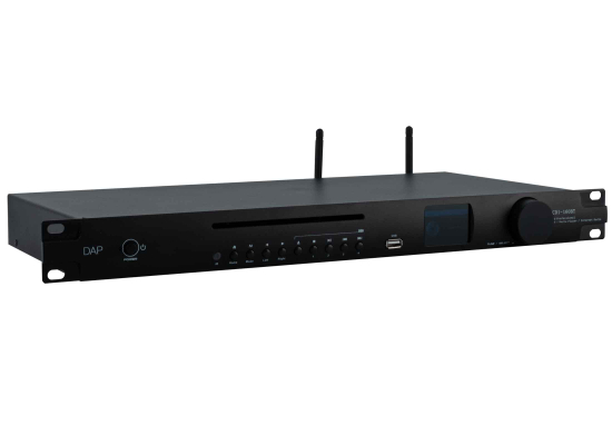 DAP Audio CDI-160BT Medienplayer, 19'' 1HE, schwarz