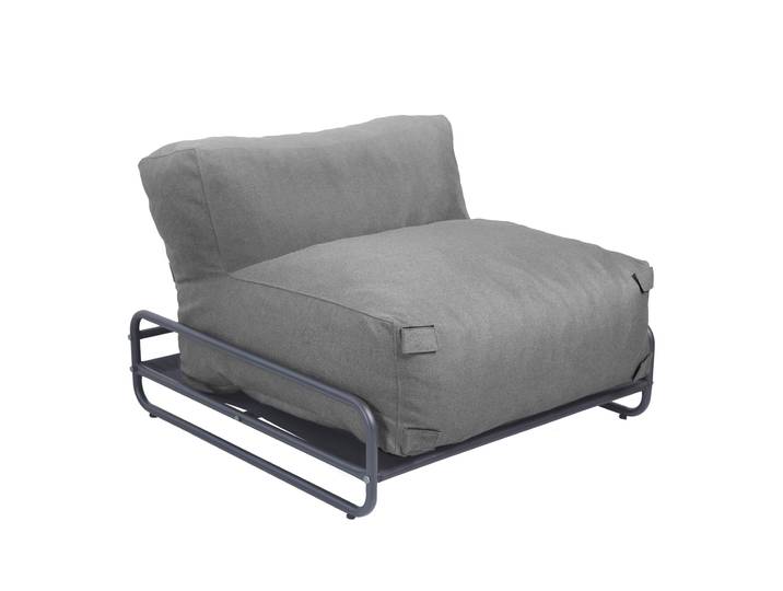 Oviala - Chauffeuse pour salon de jardin modulable avec structure