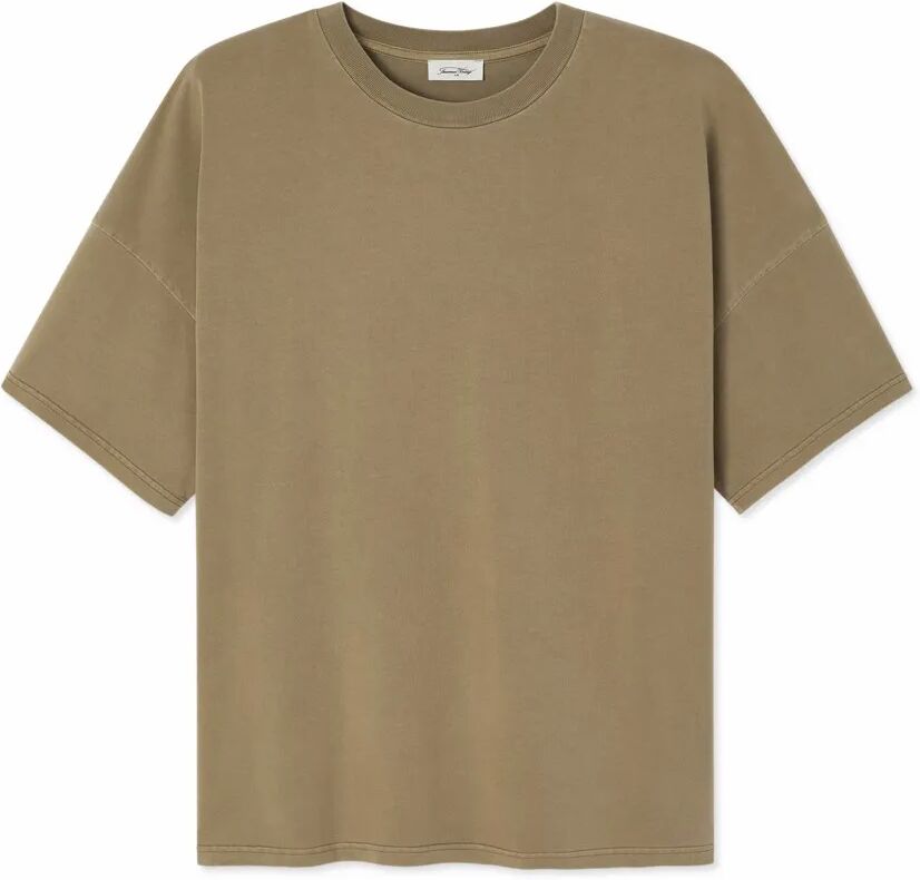American Vintage T-shirt Fizvalley Coton Khaki XL