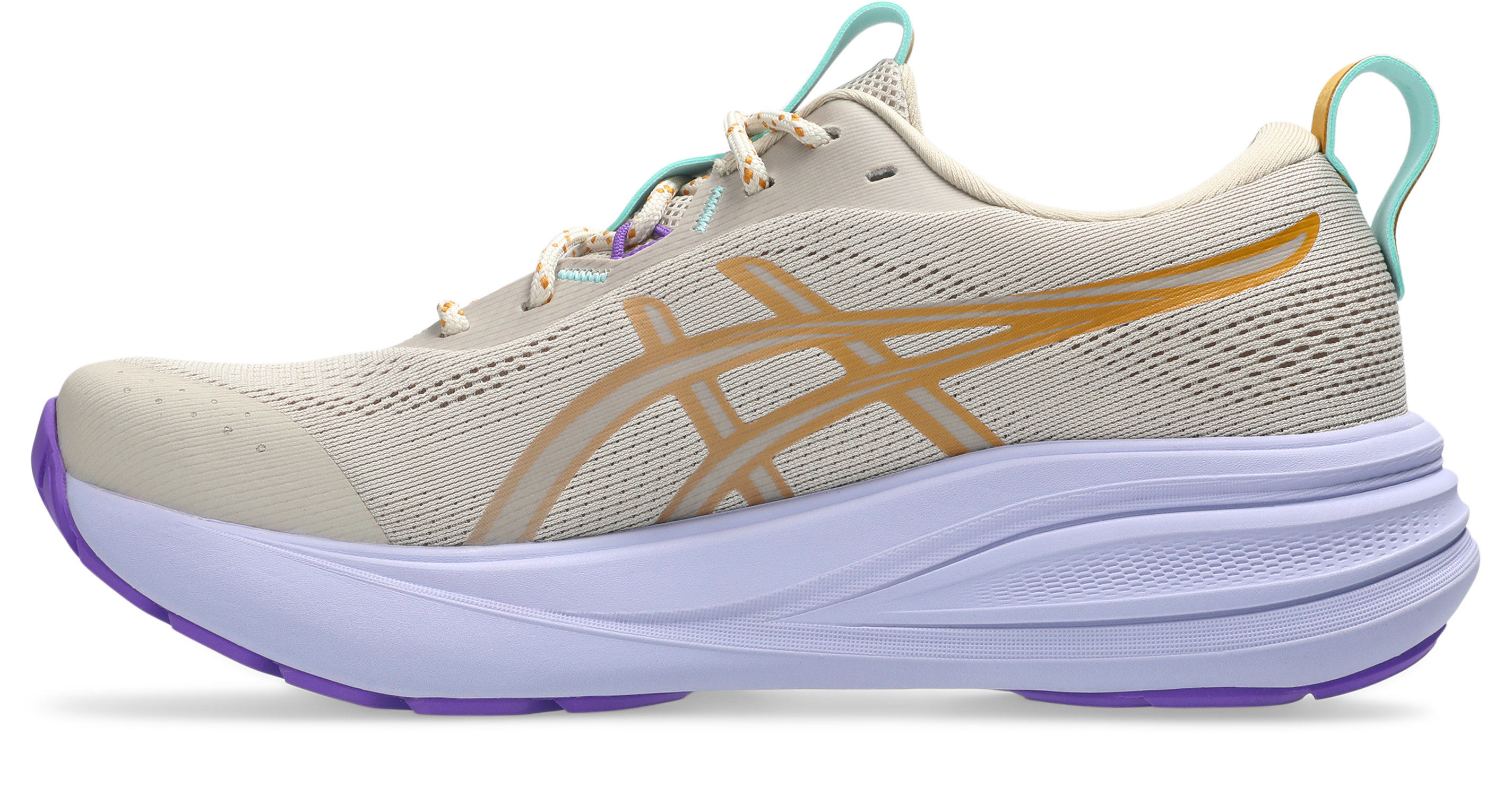 Laufschuh ASICS "GEL-PULSE 17 TR", Damen, Gr. 39, beige (simply taupe, fresh air), Synthetik, Schuhe Laufschuh, für Strassen-Läufe und einfache Trail-Strecken simply taupe, fresh air 39
