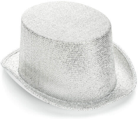 Zylinder "Metallic", silber