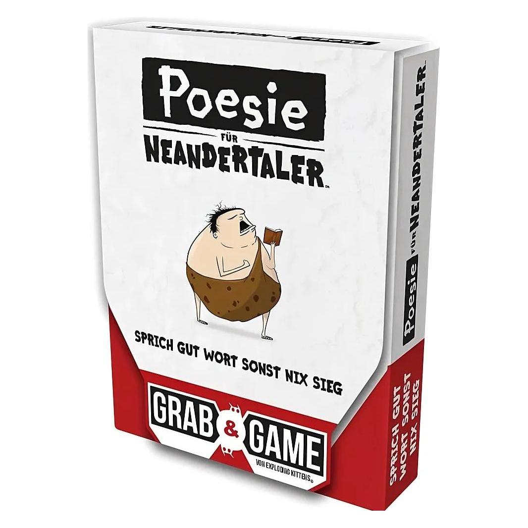 Exploding Kittens EXKD0047 - Poesie für Neandertaler: Grab & Game (Deutsch, 2 - 4 Spieler) (EXKD0047)