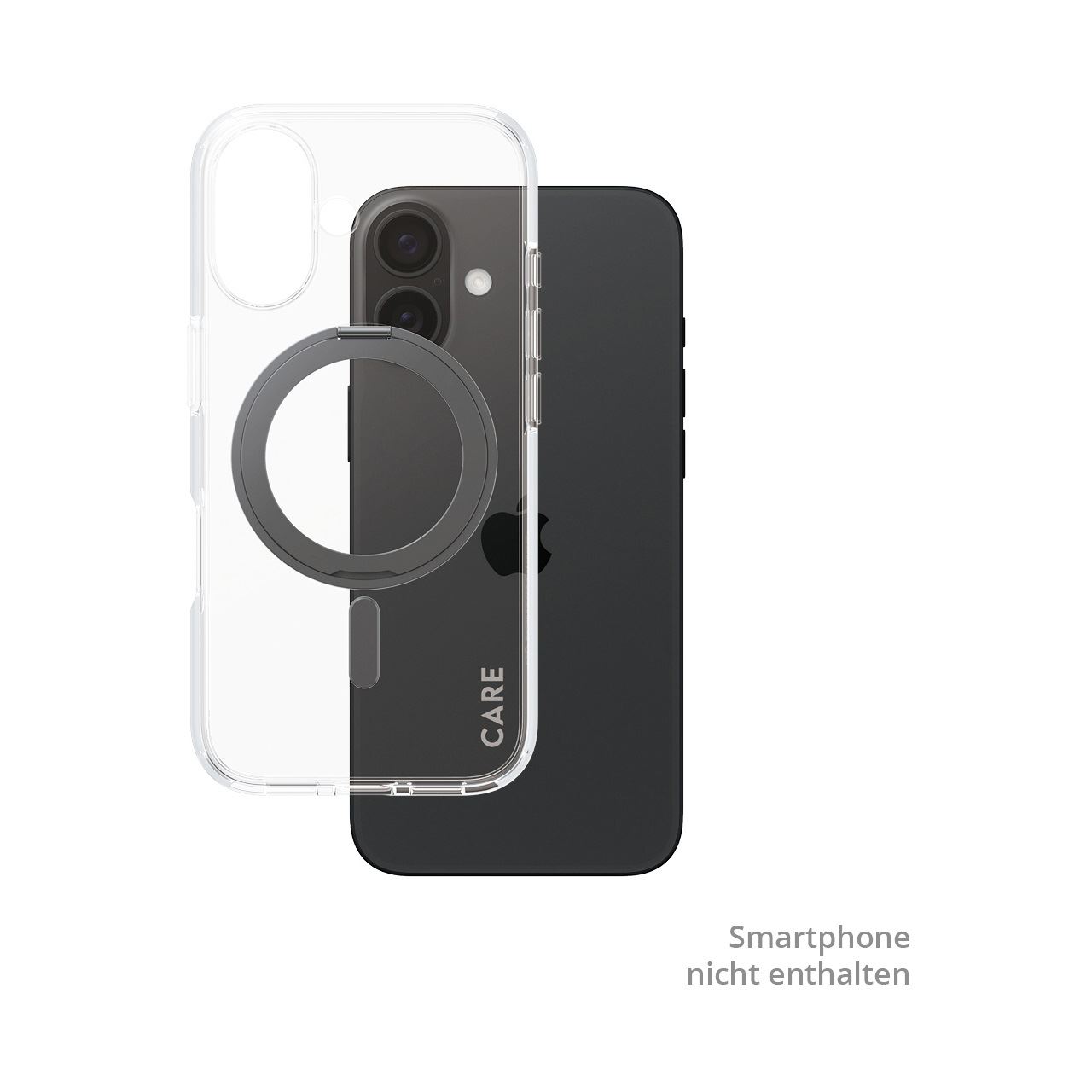 PanzerGlass CARE Feature Kickstand iPhone 16 schwarz