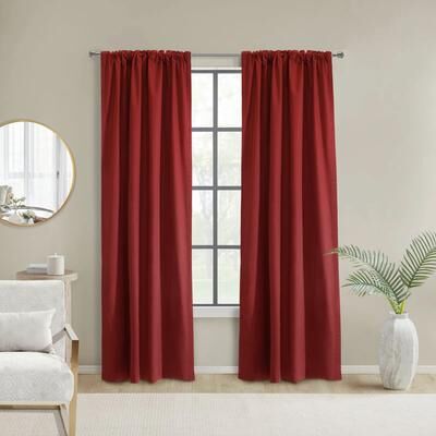 ThermaLogic Weathermate Topsions 3-way Header Insulated Curtain Panel Pair