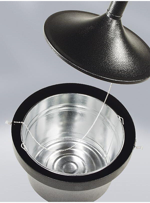 Standascher Aladdin, Volumen 16 l, schwarz Rubbermaid