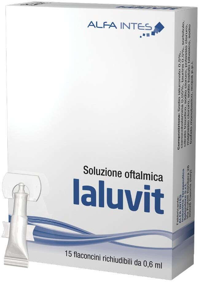 ALFA INTES (IND.TER.SPLENDORE) Ialuvit Soluzione Oftalmica 15 Flaconcini richiudibili da 0,6 ml