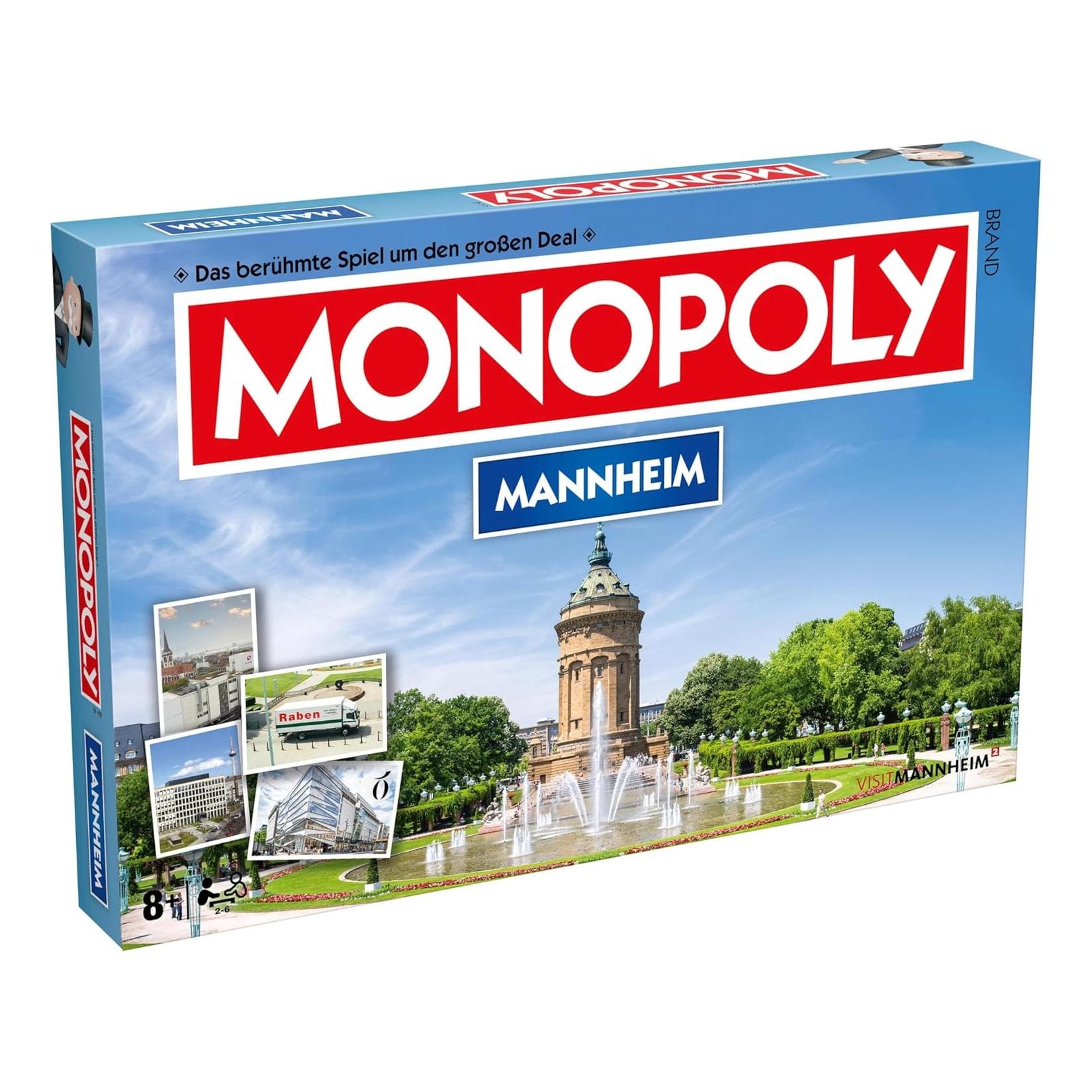 Monopoly - Mannheim Brettspiel Gesellschaftsspiel Spiel Cityedition Stadtedition