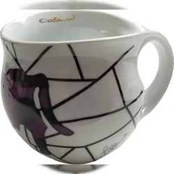 Luigi Colani Porzellan Kaffeebecher XXL Cow violet