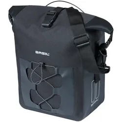 Seitentasche NAVIGATOR M WATERPROOF 14 L, Basil, MIK studs, schwarz, Basil, 18263