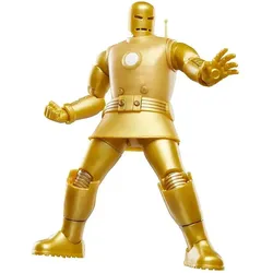 Hasbro Iron Man Marvel Legends Actionfigur Iron Man (Model 01-Gold) 15 cm