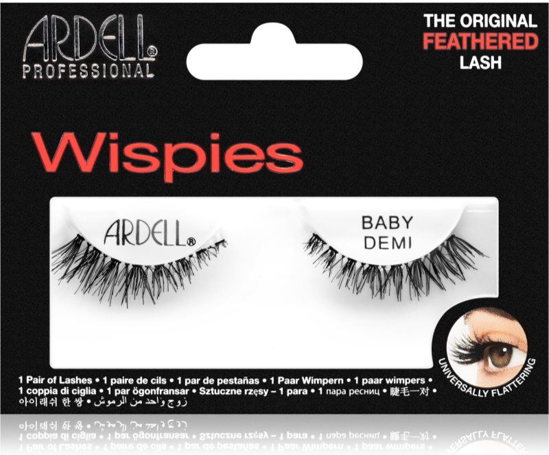 Ardell Professional Wispies stick-on eyelashes Baby Demi 1 pc