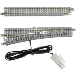 7297055 Z Rokuhan Gleis (mit Bettung) Weiche, elektrisch, links 110 mm 13 ° 490 mm 1 St.