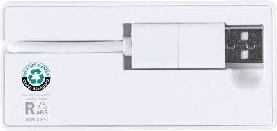 Port USB Personnalisé - Nofler RCS pas cher ABS recyclé blanc