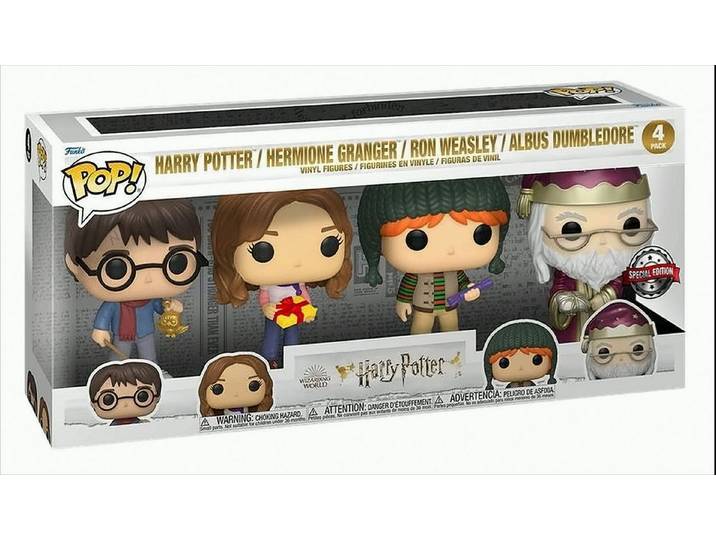 Funko Spielfigur POP - Movie - Harry Potter Holiday 4er-Pack