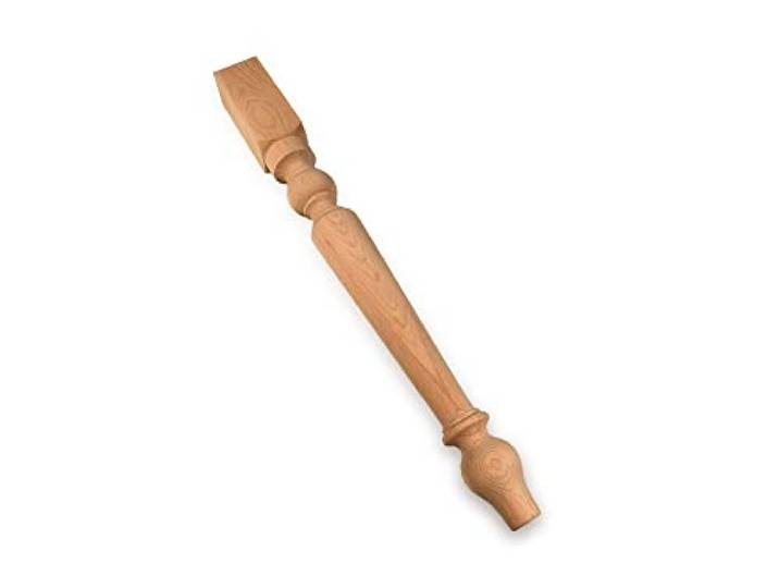 Ignatius Tischholzbein Tischbein Holzbein Holz Pappel Höhe: 760 mm Durchmesser 75mm, 4 Stück
