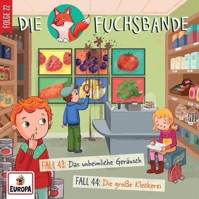 Folge 22: Fall 43: Das unheimliche Geräusch / Fall 44: Die große Kleckerei - Jana Lini, Audio, 4064067430398