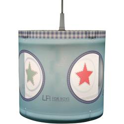 Niermann Lief for Boys Stern Pendelleuchte Energiesparlampe, LED E27 60 W Blau 121