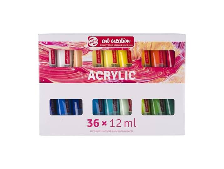Acryl kleurset van Talens Art Creation 36 x 12 ml