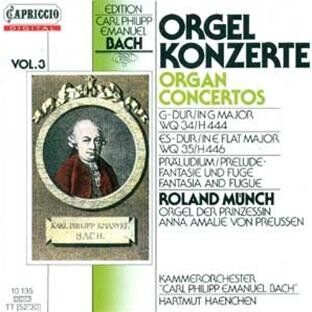 R. Münch - Orgelkonzert Wq 34 und 35 / Fuge / Sonate - Preis vom 11.10.2026 23:13:37 h