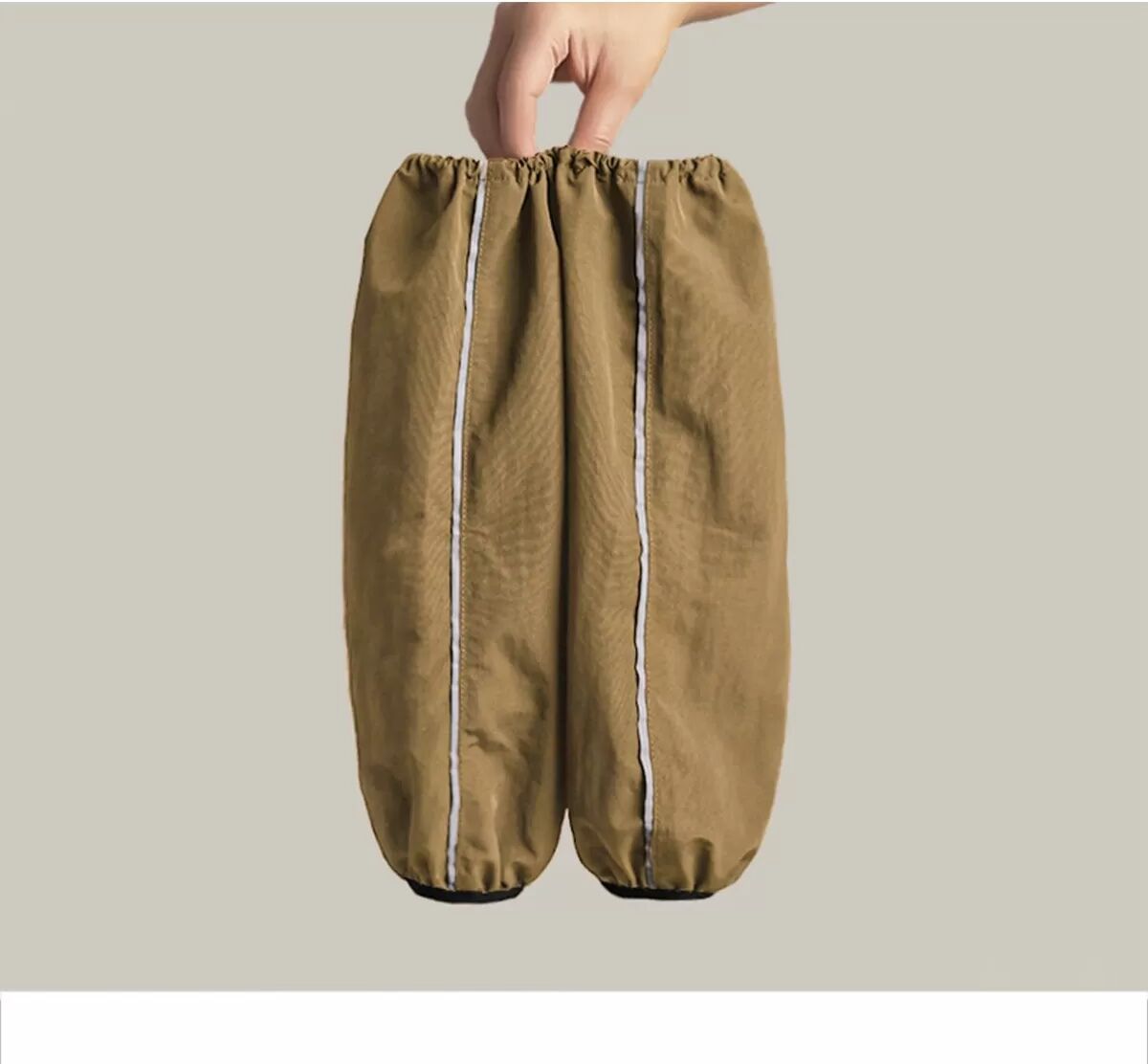 INF Manchons réfléchissants étanches pour adultes - Ensemble de 2 manchons de protection Kaki