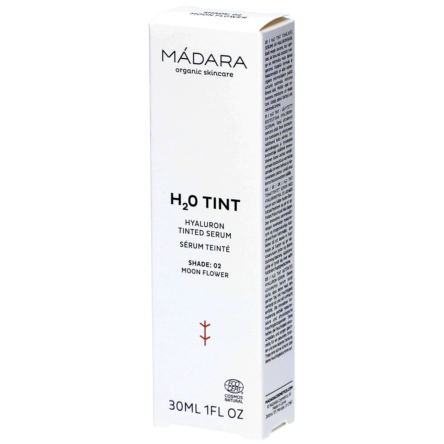 H2O Tint Sérum hyaluronique teinté, #2 Moon Flower, 30ml 30 ml Gel