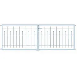Zaunsystem Madrid Doppeltor-verzinkt-1000 mm