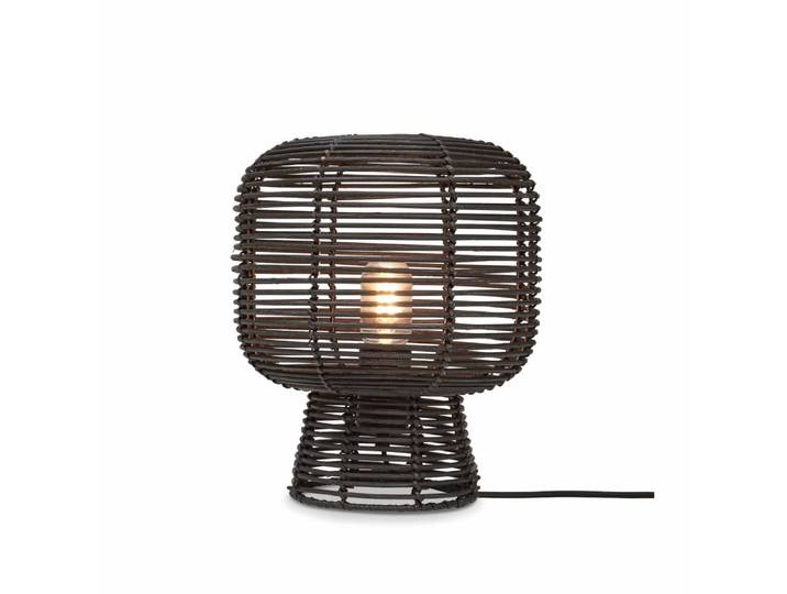 Suspension rotin noir ø27cm