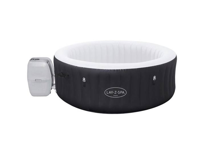 P & B Whirlpool Lay-Z-Spa Miami 60001, Schwarz, Metall, Kunststoff, 66 cm, SGS-geprüft, Freizeit & Co, Wellness & Gesundheit, Whirlpools