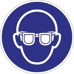 Gebotszeichen ASR A1.3/DIN EN ISO 7010 Augenschutz benutzen - 9000477501