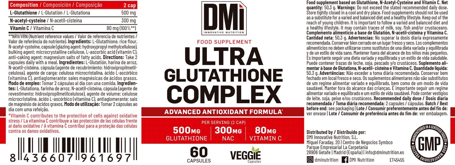 DMI Nutrition Ultra glutathione Complex 60 caps