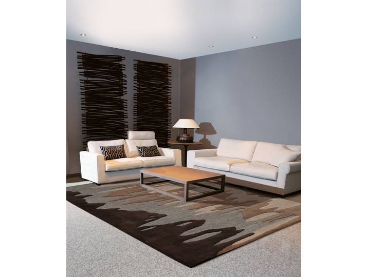 Tapis à poils courts Spirit 7104 Marron 90 x 1 x 160cm Autres