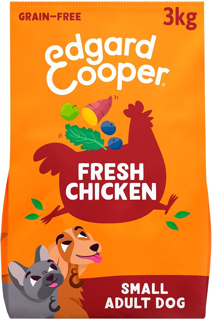 Edgard & Cooper Edgard &amp; Cooper - Pienso para perros adultos mini sin cereales Edgard&amp;cooper pollo 3 kg.  (3 Kg)