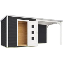 Weka Designhaus 413 B 600x300cm Gr.2 anthrazit