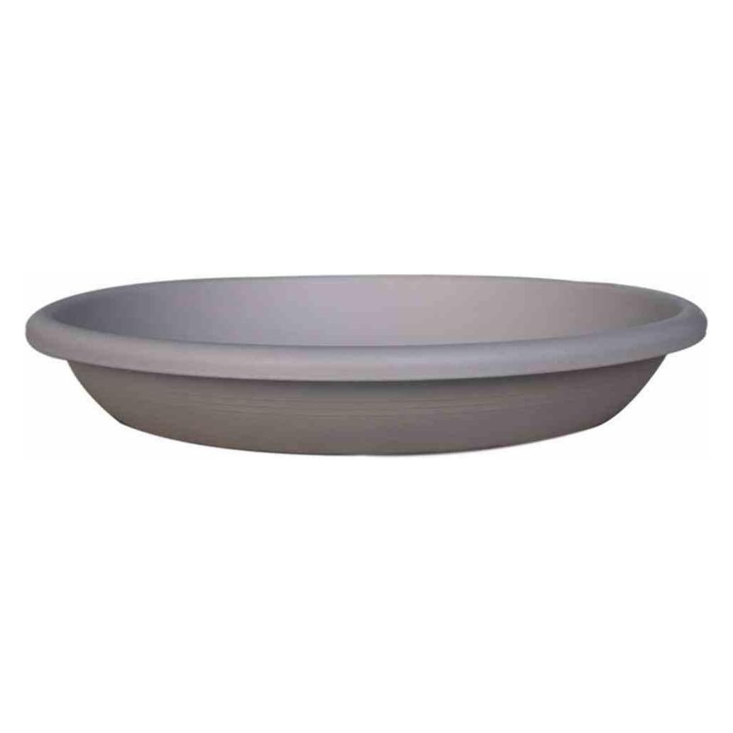 Euro3plast Untersetzer Medea, passend zu Kübel Ø 25 cm, Ø 24x3,7 cm, aus Kunststoff in beige (1477.M9)