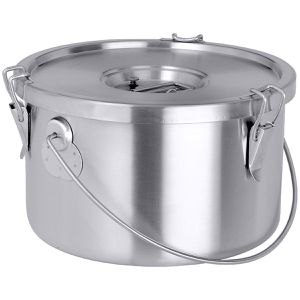 Contacto Thermobehälter 3081/020, Edelstahl, hält stundenlang warm, silber, auslaufsicher, 20 Liter