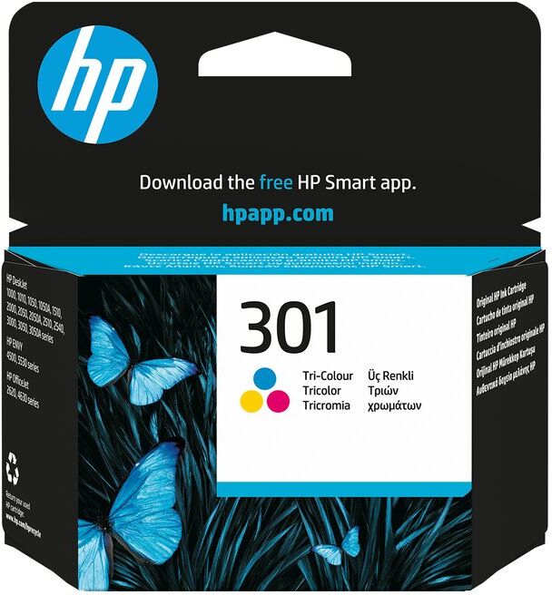 TINTEIRO HP 301 TRICOLOR CH562EE
