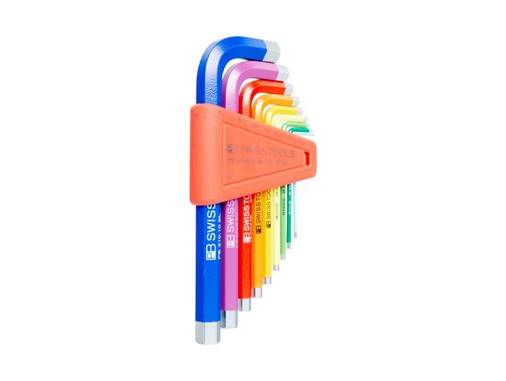 PB Swiss Tools Inbusschlüssel 210 Hrgb CN 1.5-10 mm 9 Stück
