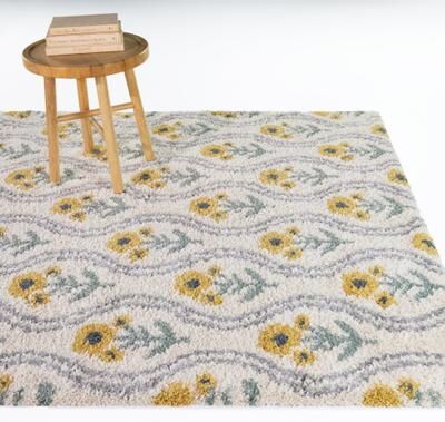 Balta Rugs Dahlia Kids Wavy Floral Area Rug