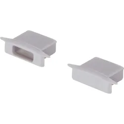 EVN Lichttechnik Kunststoff-Endkappen Flat3PAK-Set FLAT3PAKSET