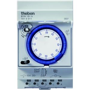 Theben Zeitschaltuhr SYN 151 h, mechanisch, Hutschiene, 1 Kanal
