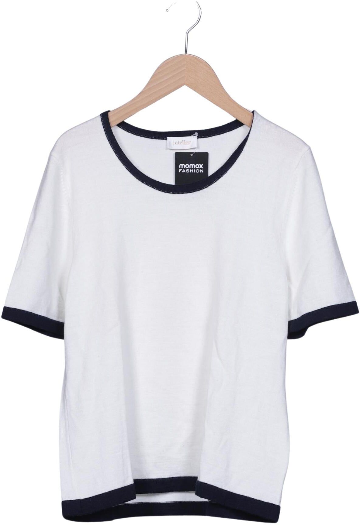 Atelier Goldner Schnitt Damen Pullover, Mehrfarbig, Gr. M, Schurwolle / Synthetik - Second Hand