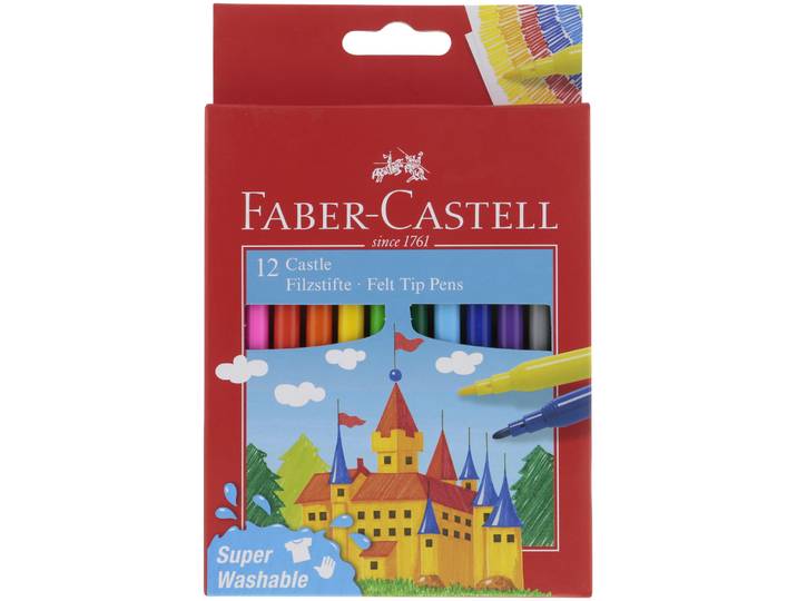 Faber Castell Filzstift Castle 12er Kartonetui