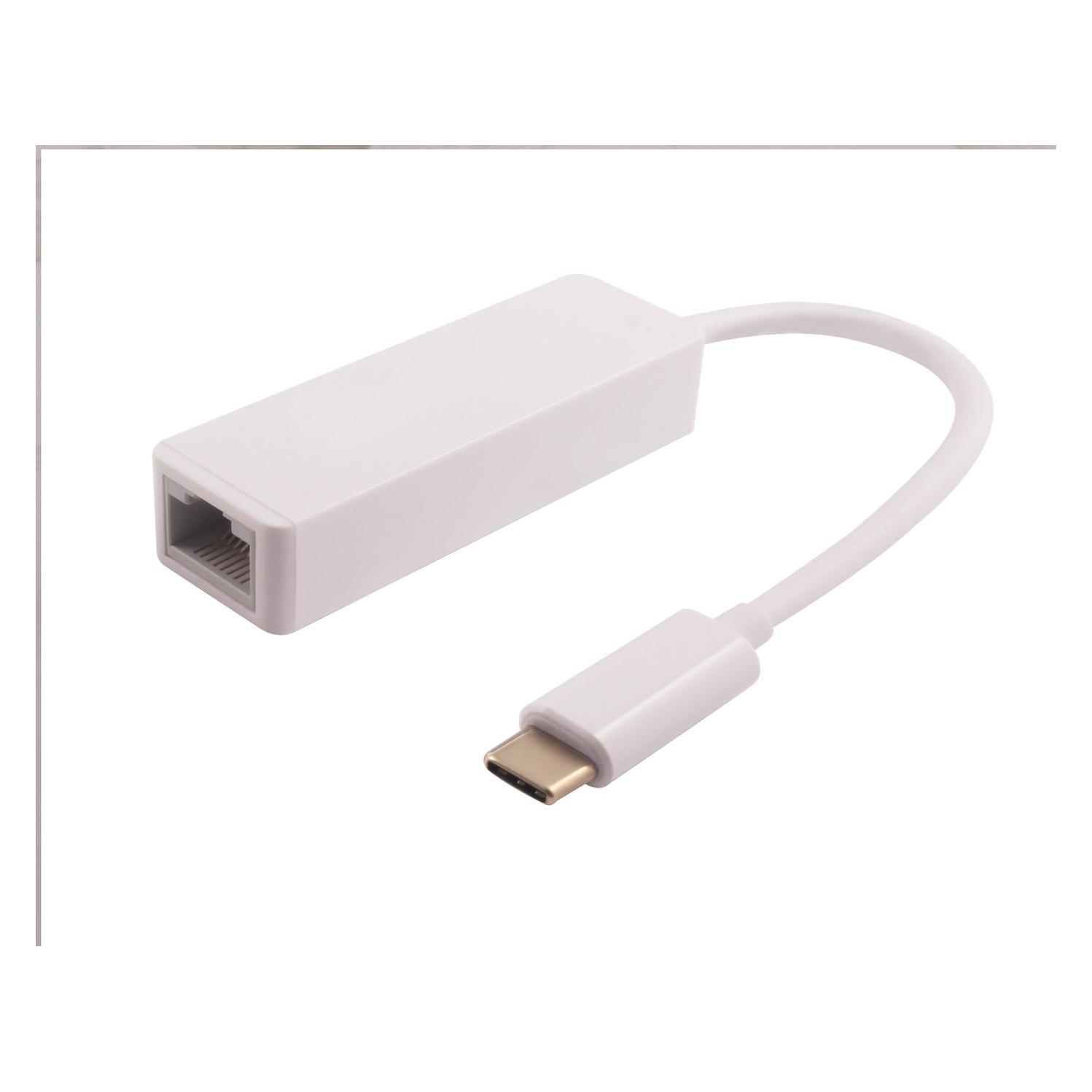 Cables Direct 15CM LEAD USB TYPE C(M)-GIG ETH ADA (USB3C-ETHGIG)