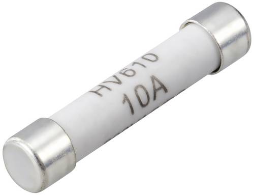 VOLTCRAFT VC 100er Fuse Multimetersicherung (Ø x L) 6.35mm x 31.8mm 10A 600 V/AC, 600 V/DC Flink -F- Inhalt 1St.
