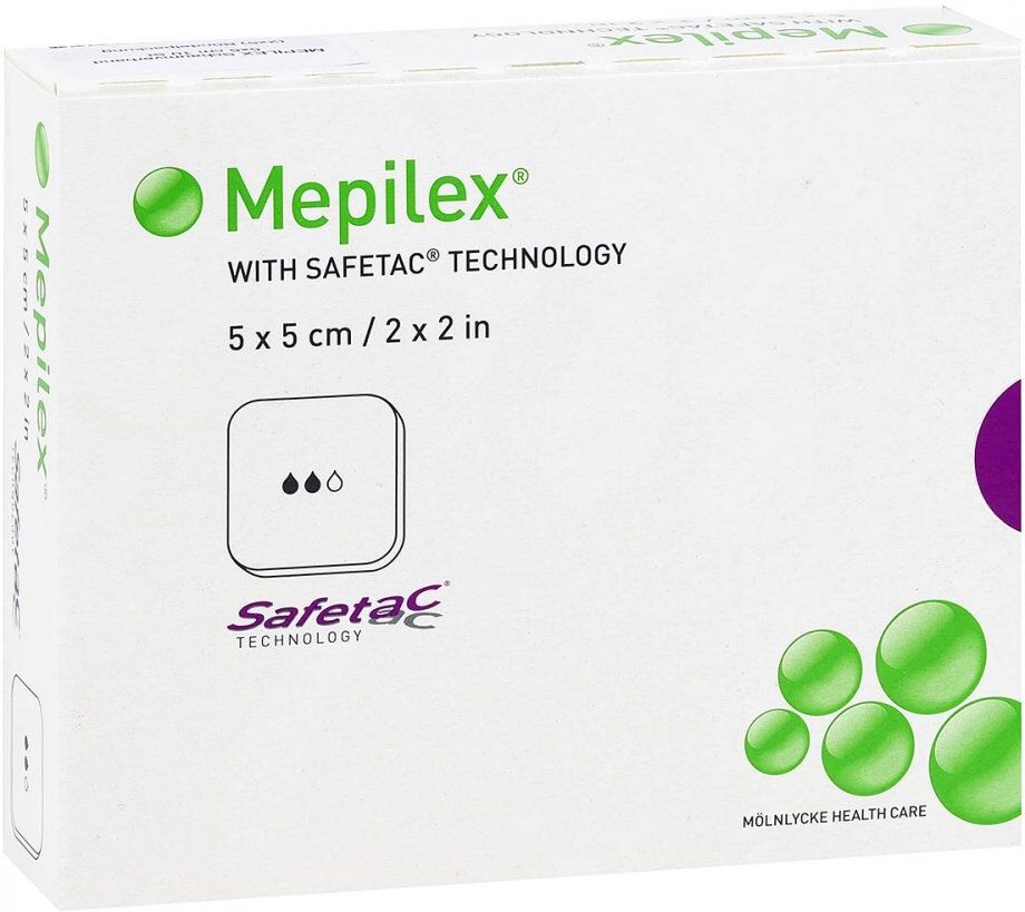 Mepilex 5x5 cm Schaumverband 5stk