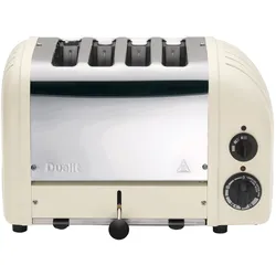 Classic Toaster Premium 4-Schlitze Leinweiß
