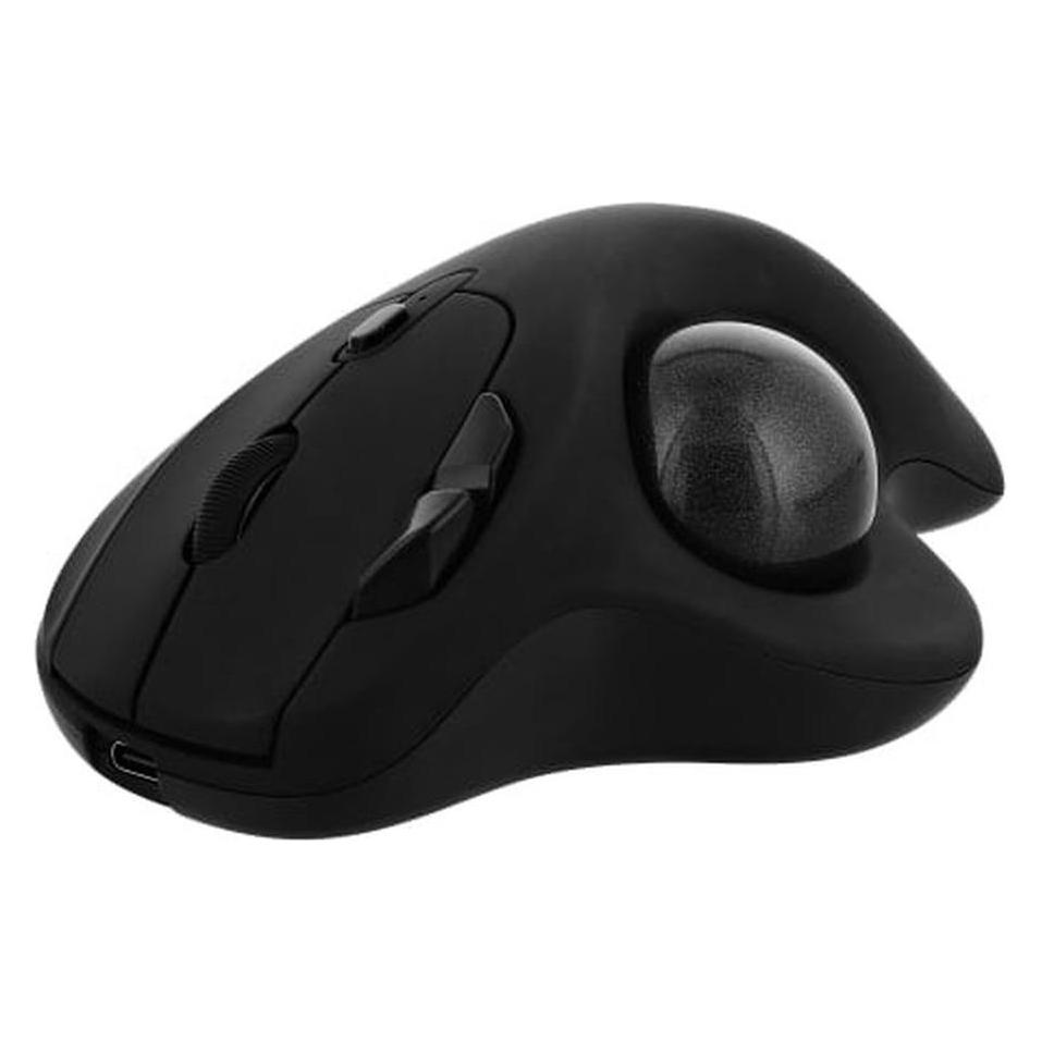 T'nB TNB ERGO DUAL CONNECT wiederaufladbar ergonomic trackball mouse black (Kabelgebunden, Kabellos) (MWTRACK2)