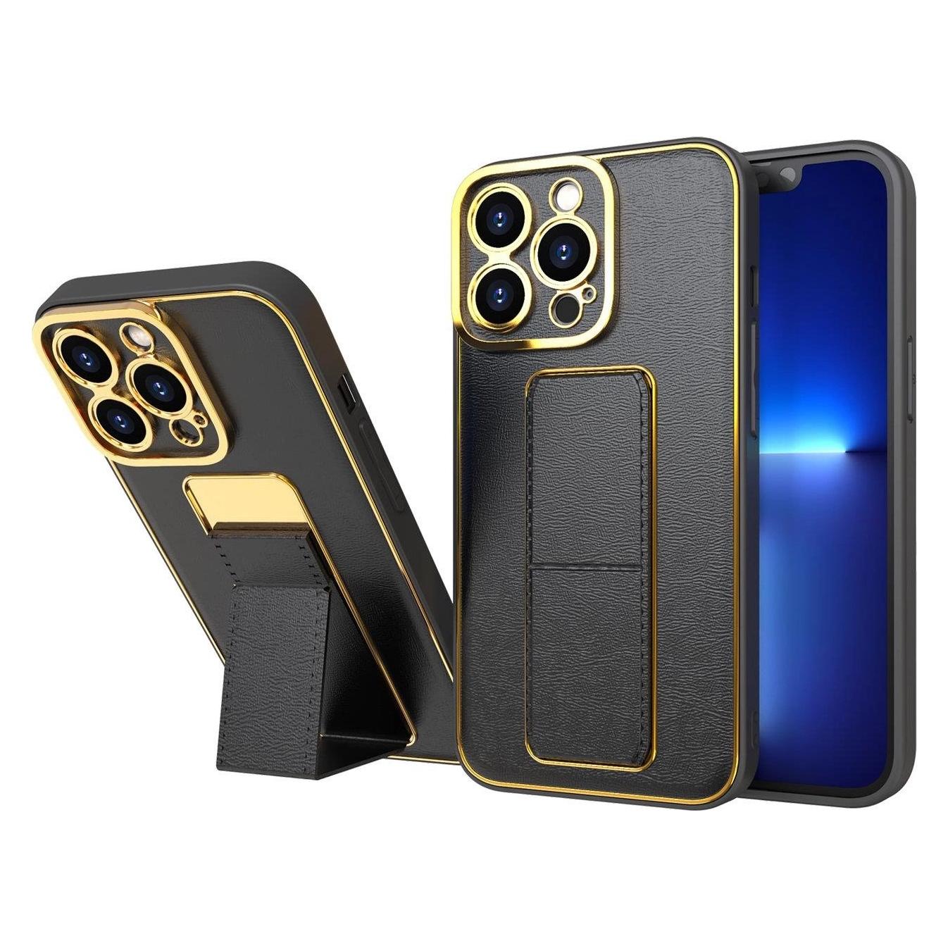 Hurtel Neues Kickstand Case für Samsung Galaxy A13 mit Ständer schwarz (Samsung Galaxy A13) (1404978613)