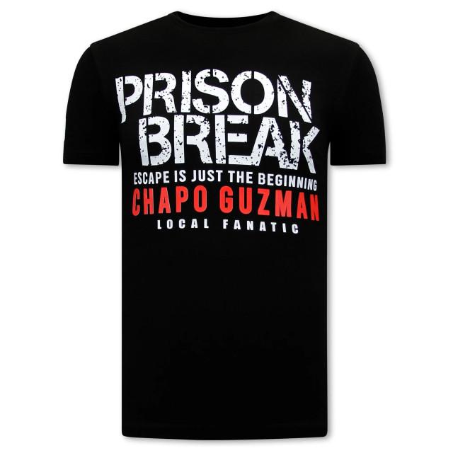 Local Fanatic Chapo guzman prison break t-shirt